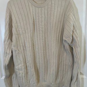 IZOD beige LS sweater